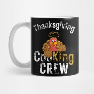 Thanksgiving Cooking Crew Culinary Chef King Retro Cool Mug